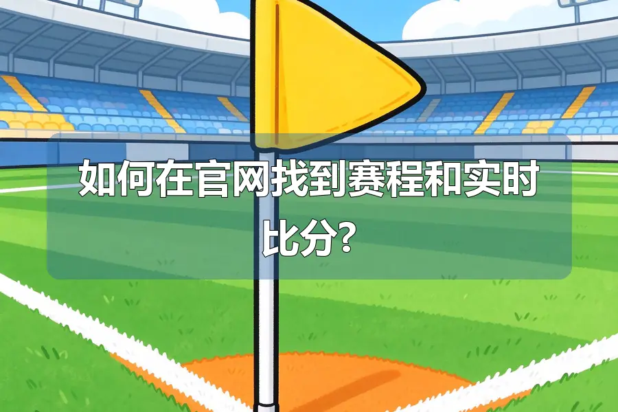 如何在官网找到赛程和实时比分?